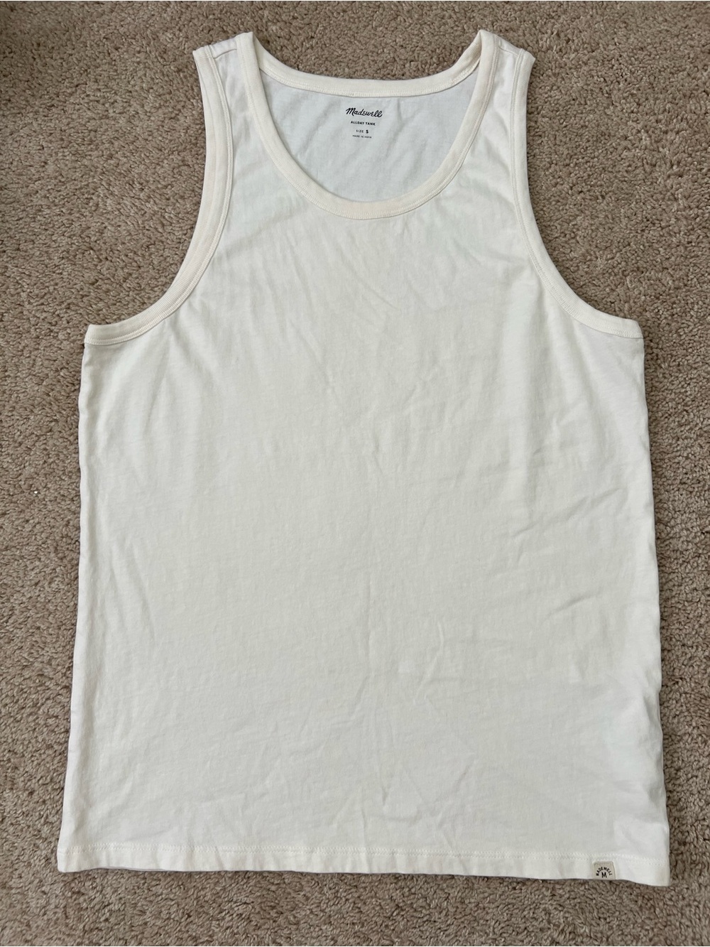 Madewell Allday Tank Men’s Size Small NWT